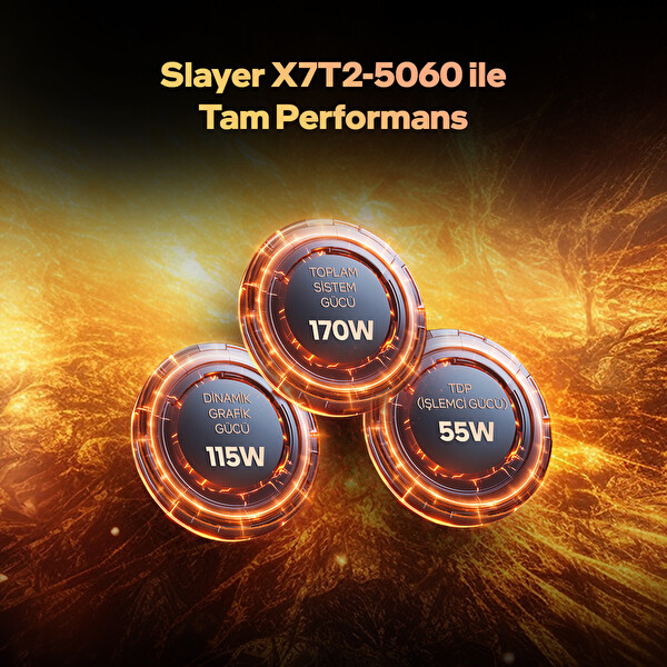 Game Garaj Slayer X7T2-5060 C4 Intel Core i7 14650HX 15.3