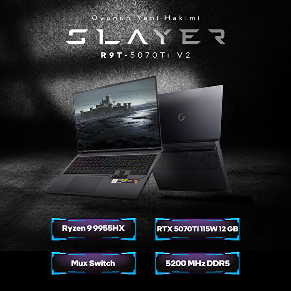 Game Garaj Slayer R9T-5070Ti V2 C4 AMD Ryzen 9 9955HX 16