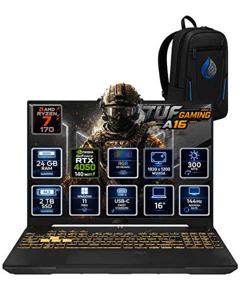 Asus TUF Gaming A16 AMD Ryzen 7 170 16