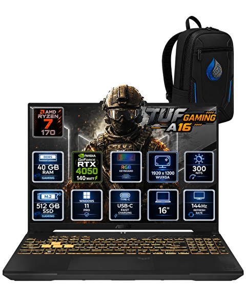 Asus TUF Gaming A16 AMD Ryzen 7 170 16