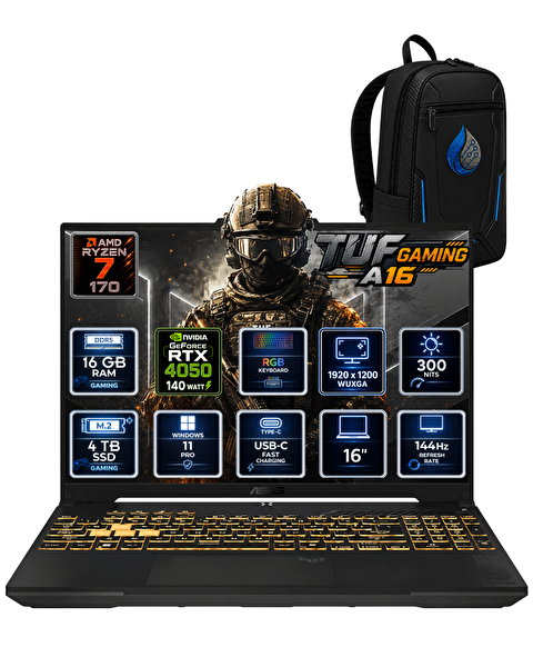 Asus TUF Gaming A16 AMD Ryzen 7 170 16