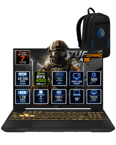 Asus TUF Gaming A16 AMD Ryzen 7 170 16