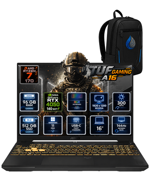 Asus TUF Gaming A16 AMD Ryzen 7 170 16