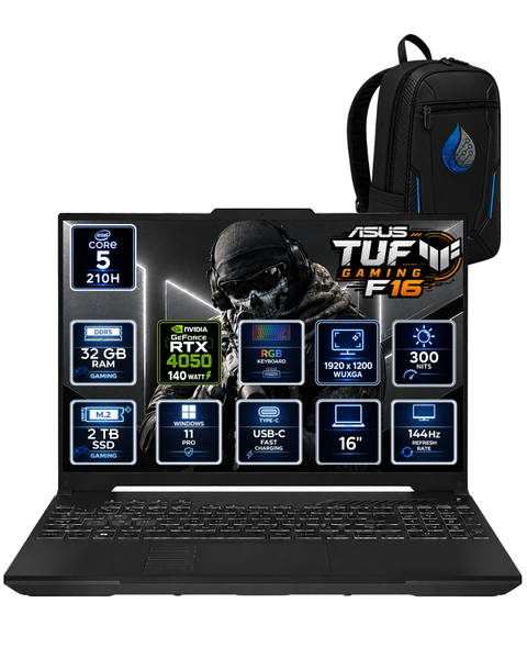 Asus TUF Gaming F16 Core 5 210H 16