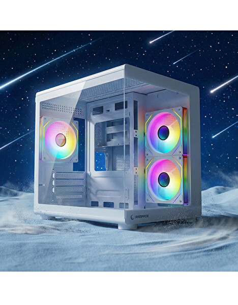 Zeiron Mohawk White Amd Ryzen 5 7500F-MSI A620M-B-GEFORCE RTX 5060Ti 16GB X2 ICE-512GB M.2-16GB DDR5 Beyaz-Oem Oyuncu Paket