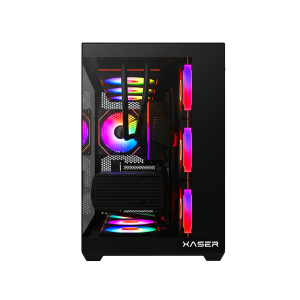 Xaser Native X70 AMD Ryzen 5 7500F 16 GB RAM 512 GB M.2 NVMe SSD 8 GB RX9060XT Sıvı Soğutmalı FreeDOS Oyuncu Bilgisayarı