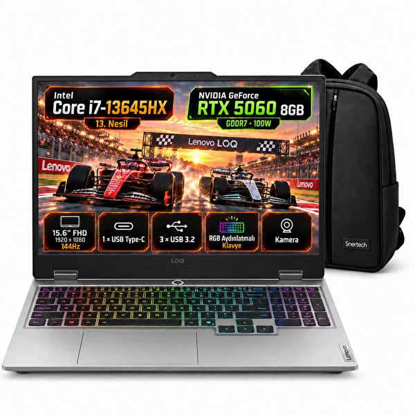 Lenovo LOQ Intel Core i7 13645HX 16 GB RAM 512 GB SSD RTX5060 15.6