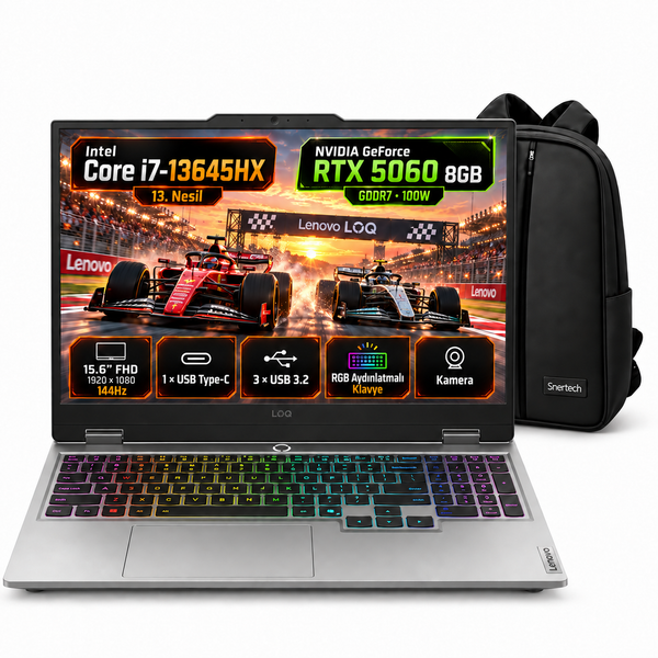 Lenovo LOQ Intel Core i7 13645HX 16 GB RAM 1 TB SSD RTX5060 15.6