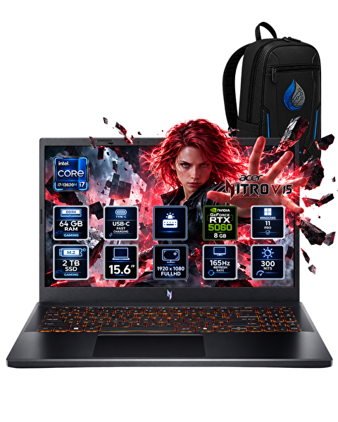 Acer Nitro V 15 İ7-13620H 15.6