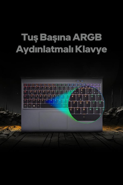 Game Garaj Slayer R9T-5050 C6 AMD Ryzen 9 7845HX 32 GB RAM 1 TB SSD RTX5050 16