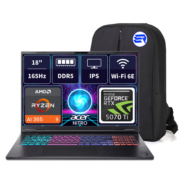 Acer Nitro 18 AI AN18-61 NH.QYFEY.001EP9 Ryzen AI 9 365 18