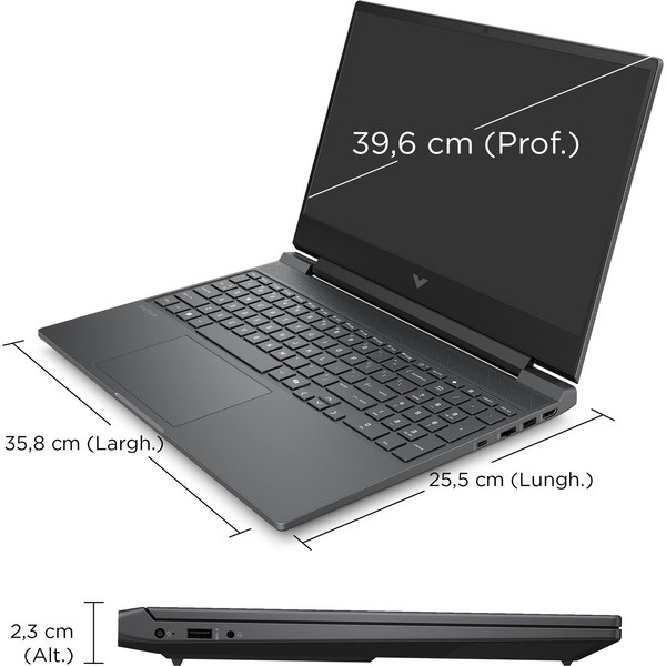 HP Victus 15-FA2057NTA25 Intel Core i5-13450HX 8 GB RAM 1 TB SSD RTX3050 W11 Home 15.6