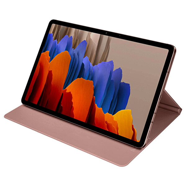Samsung Galaxy Tab S8 5G Antimikrobiyal Kaplamalı Kapaklı Pembe Tablet Kılıfı BT630