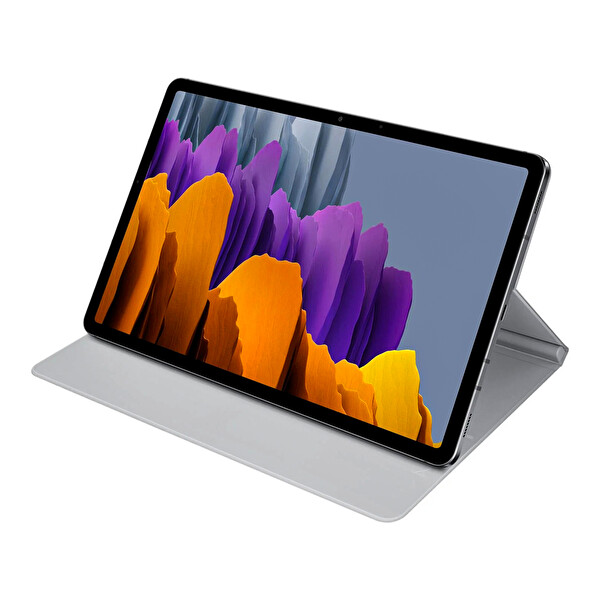 Samsung Galaxy Tab S8 Antimikrobiyal Kaplamalı Kapaklı Uzay Grisi Tablet Kılıfı BT630