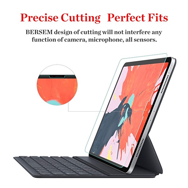 Microsonic Apple Ipad Pro 12.9'' 2018 (a1876-a2014-a1895-a1983) Temperli Cam Ekran Koruyucu