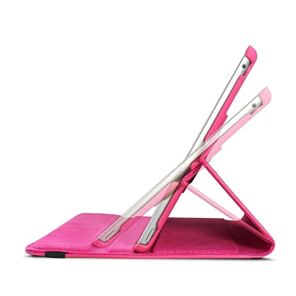 Microsonic Apple Ipad 10.2'' 7. Nesil (a2197-a2200-a2198) Kılıf 360 Rotating Stand Deri Rose Gold