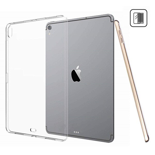 Microsonic Apple Ipad Pro 11'' 2018 (a1980-a2013-a1934-a1979) Kılıf Transparent Soft Beyaz