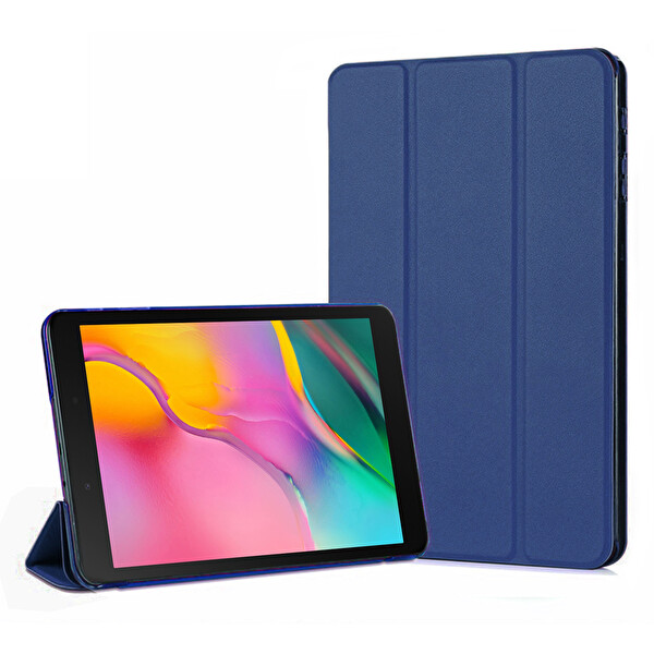 Microsonic Samsung Galaxy Tab A 8'' T290 Smart Case Ve Arka Kılıf Lacivert