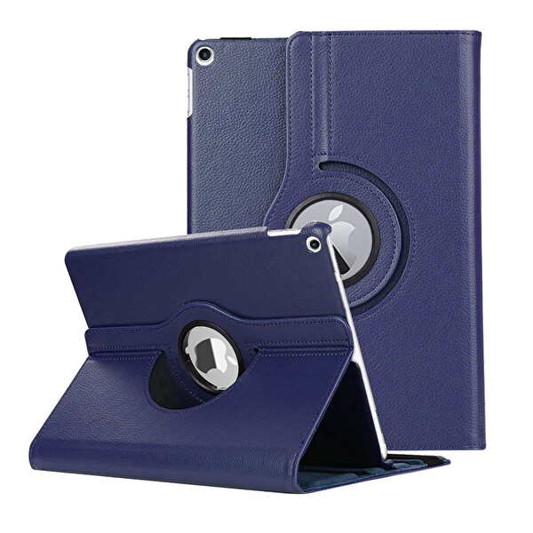 Microsonic Apple Ipad Air 3 10.5'' 2019 (a2152-a2123-a2153-a2154) Kılıf 360 Rotating Stand Deri Lacivert