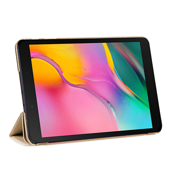 Microsonic Samsung Galaxy Tab A 8'' T290 Smart Case Ve Arka Kılıf Gold