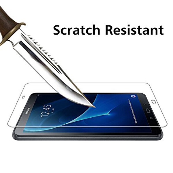 Microsonic Samsung Galaxy Tab A 10.1'' T580 Temperli Cam Ekran Koruyucu Kırılmaz Film