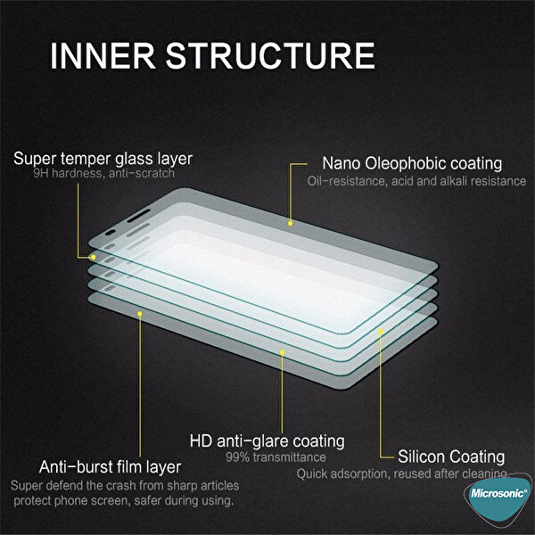 Microsonic Huawei Matepad T10 Tempered Glass Cam Ekran Koruyucu