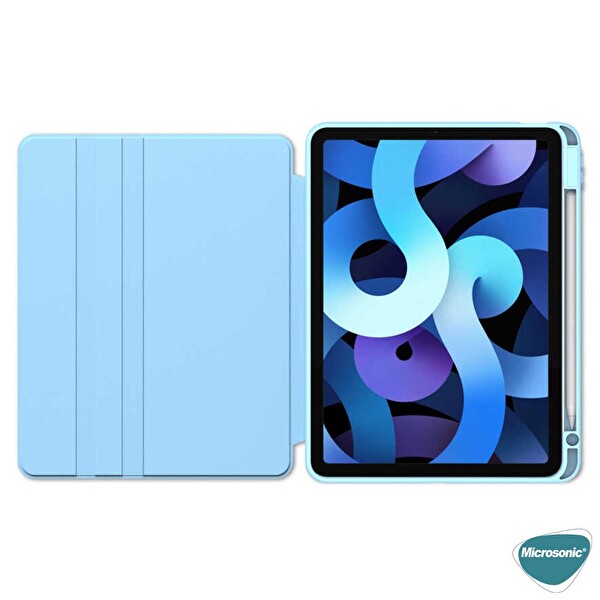 Microsonic Apple Ipad Pro 11 2018 Kılıf (a1980-a2013-a1934-a1979) Regal Folio Mavi