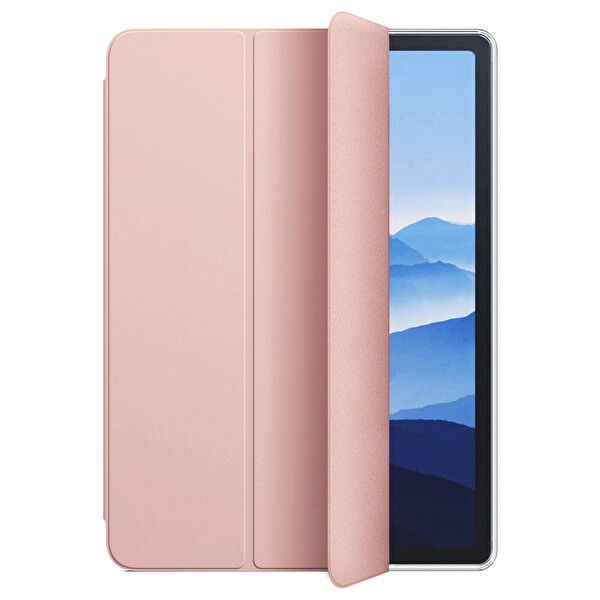 Microsonic Apple Ipad Air 5.nesil 2022 Kılıf (a2588-a2589-a2591) Slim Translucent Back Smart Cover Rose Gold