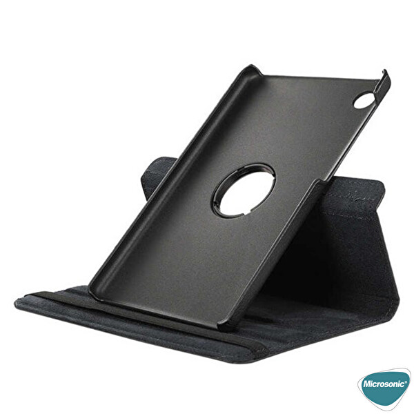 Microsonic Lenovo Tab M10 Tb-x505f 10.1` Kılıf, (za4g0072tr) 360 Rotating Stand Deri Siyah