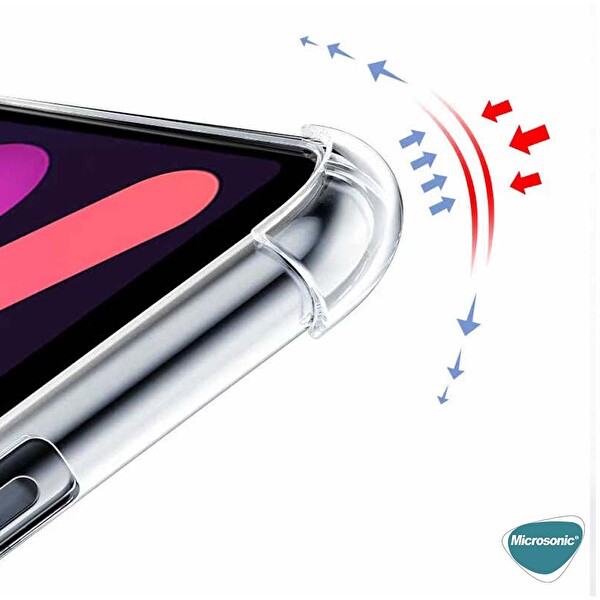 Microsonic Apple Ipad 10.nesil 10.9`` Kılıf (a2696-a2757-a2777) Shock Absorbing Şeffaf
