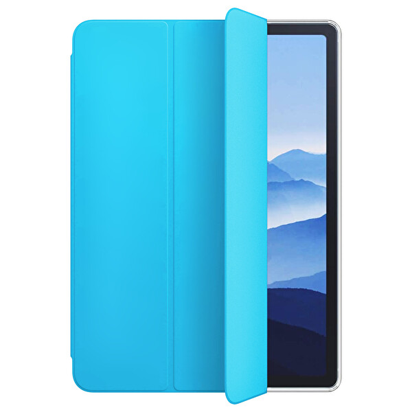 Microsonic Apple Ipad Air 5.nesil 2022 Kılıf (a2588-a2589-a2591) Slim Translucent Back Smart Cover Mavi