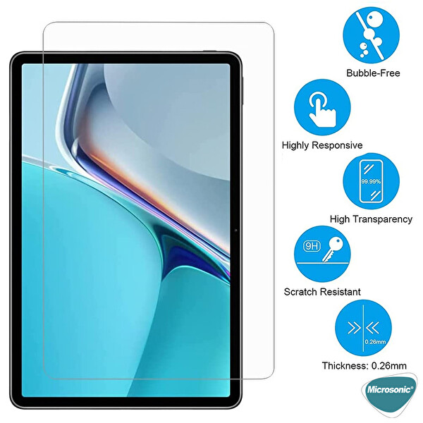 Microsonic Huawei Matepad 11 Tempered Glass Cam Ekran Koruyucu