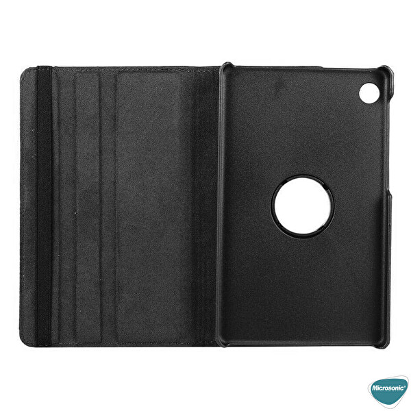 Microsonic Lenovo Tab M10 Tb-x605f 10.1` Kılıf, (za480027tr) 360 Rotating Stand Deri Mor