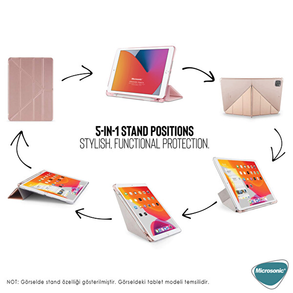 Microsonic Xiaomi Pad 6 Kılıf Origami Pencil Lacivert