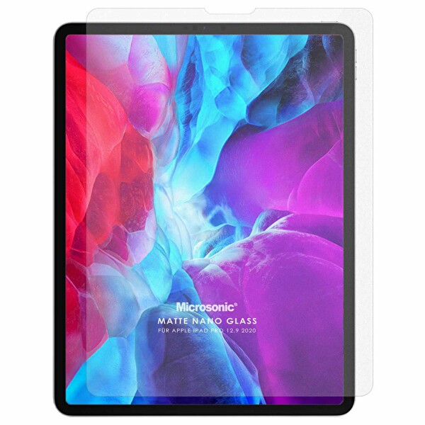 Microsonic Apple Ipad Pro 12.9'' 2018 (a1876-a2014-a1895-a1983) Matte Nano Glass Cam Ekran Koruyucu
