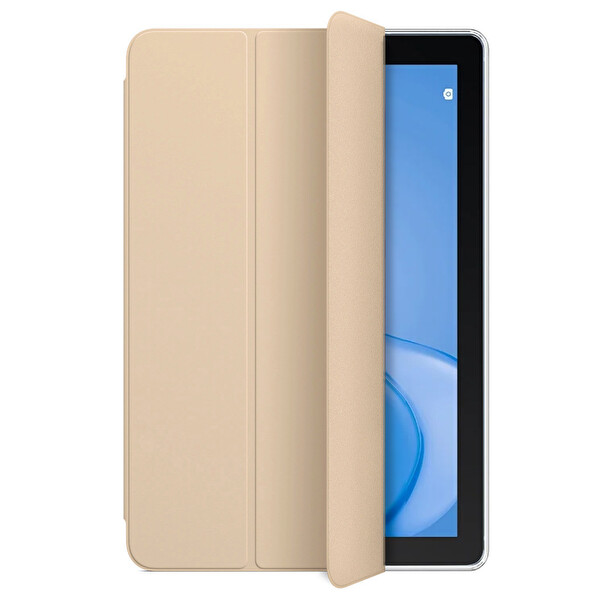 Microsonic Huawei Matepad Se Kılıf Slim Translucent Back Smart Cover Gold