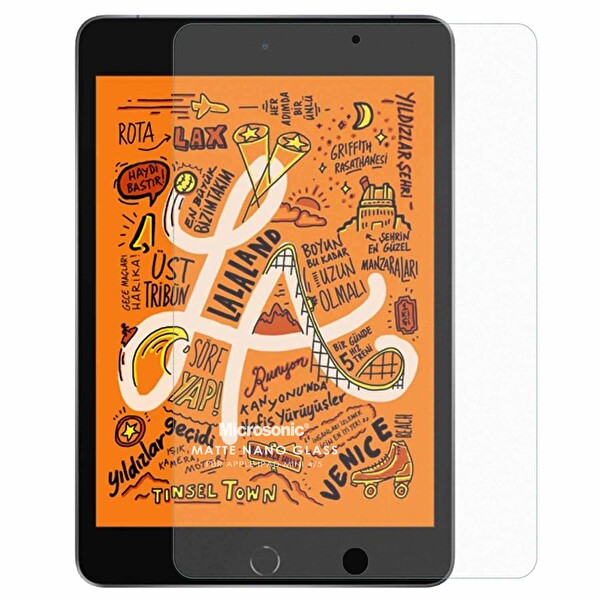 Microsonic Apple Ipad Mini 4 (a1538-a1550) Matte Nano Glass Cam Ekran Koruyucu
