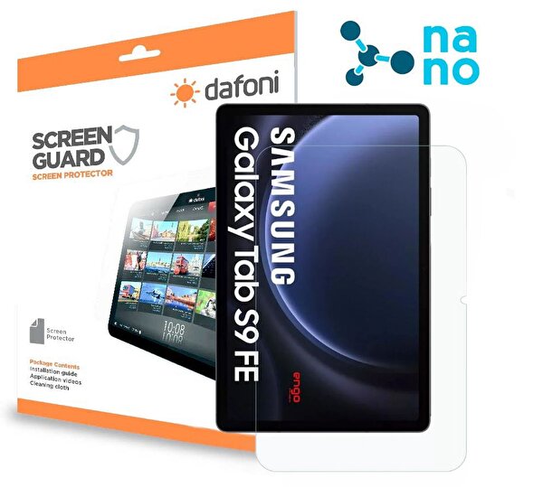 Dafoni Dafoni Samsung Galaxy Tab S9 Fe Nano Premium Tablet Ekran Koruyucu