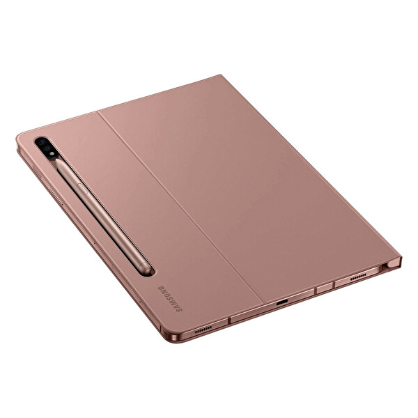 Samsung Galaxy Tab S7 5G Antimikrobiyal Kaplamalı Kapaklı Pembe Tablet Kılıfı