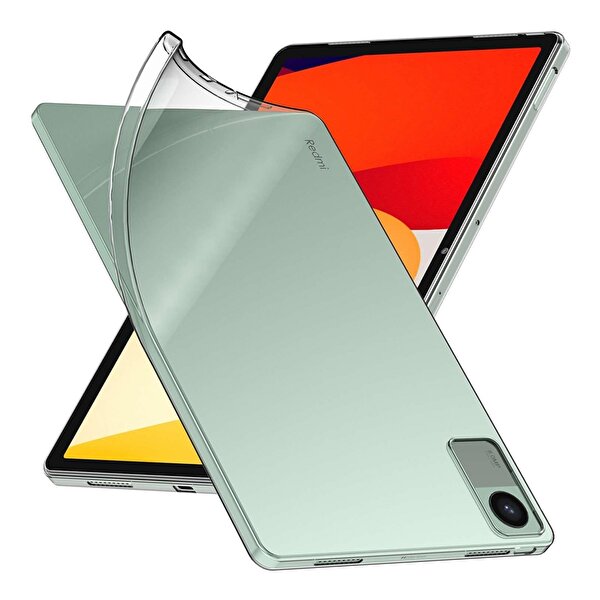Eiroo Eiroo Xiaomi Redmi Pad SE Tablet Şeffaf Silikon Kılıf