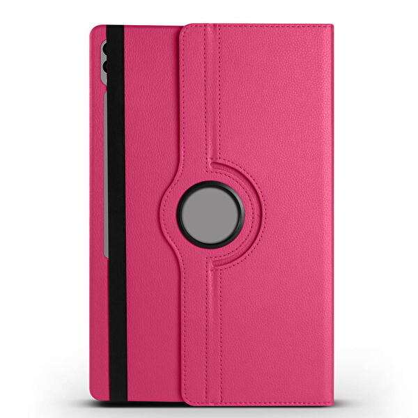 Senon Galaxy Tab S9 Ultra SM-X910 Zore Dönebilen Standlı Kılıf Pembe