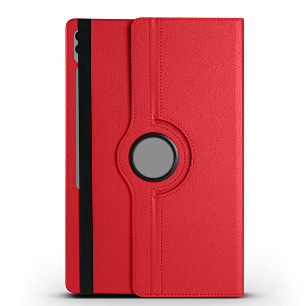 Senon Galaxy Tab S10 Ultra Zore Dönebilen Standlı Kılıf Kırmızı