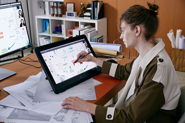 XP-Pen X3 Pro Roller Stylus Artist 22 Plus/Pro 14 Gen 2/Pro 16 Gen 2 Deco Pro Grafik Tablet Kalem