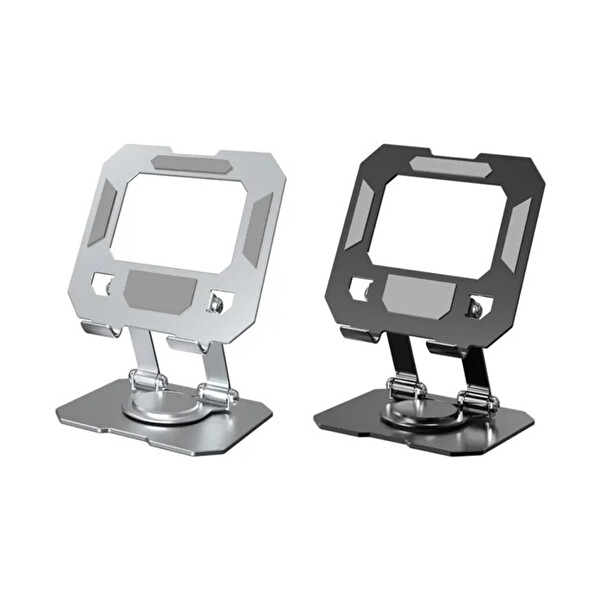 McStorey Taşınabilir 360° Ayarlanabilir Katlanabilir Gri Tablet Standı