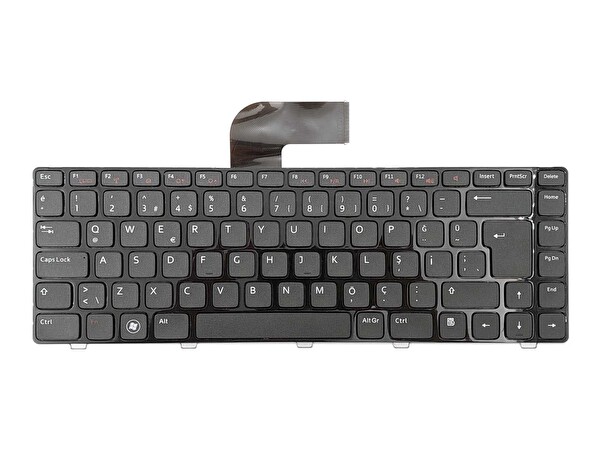Retro Dell Vostro 1550 İle Uyumlu Notebook Klavyesi - Siyah - TR
