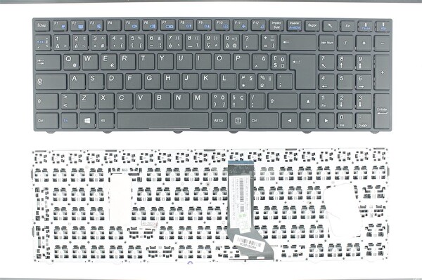 Retro Casper Nirvana C900.7700 - 81G0X İle Uyumlu Notebook Klavye - Siyah - TR Işıksız
