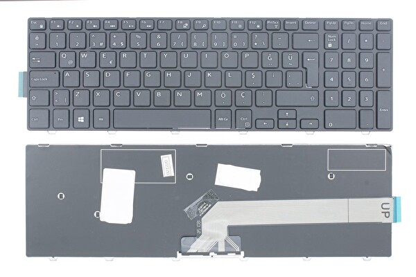 Retro Dell inspiron 3551 İle Uyumlu Notebook Klavyesi   Siyah   TR