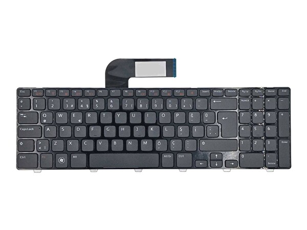 Retro Dell Inspiron N5010 İle Uyumlu Notebook Klavyesi   Siyah   TR