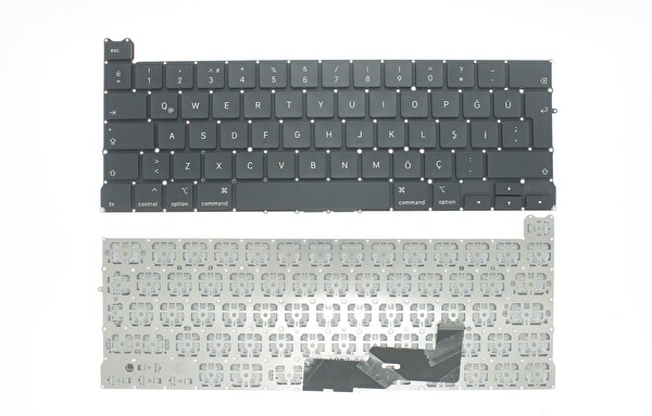 Retro Apple MacBook Pro A2289 2020 İle Uyumlu Notebook Klavye - Siyah - TR