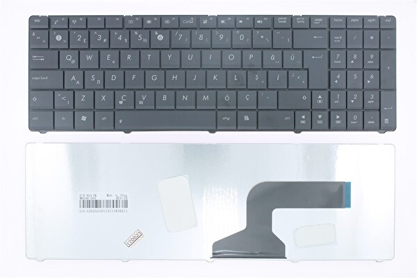 Retro Asus N50 İle Uyumlu Notebook Klavye - Siyah - TR